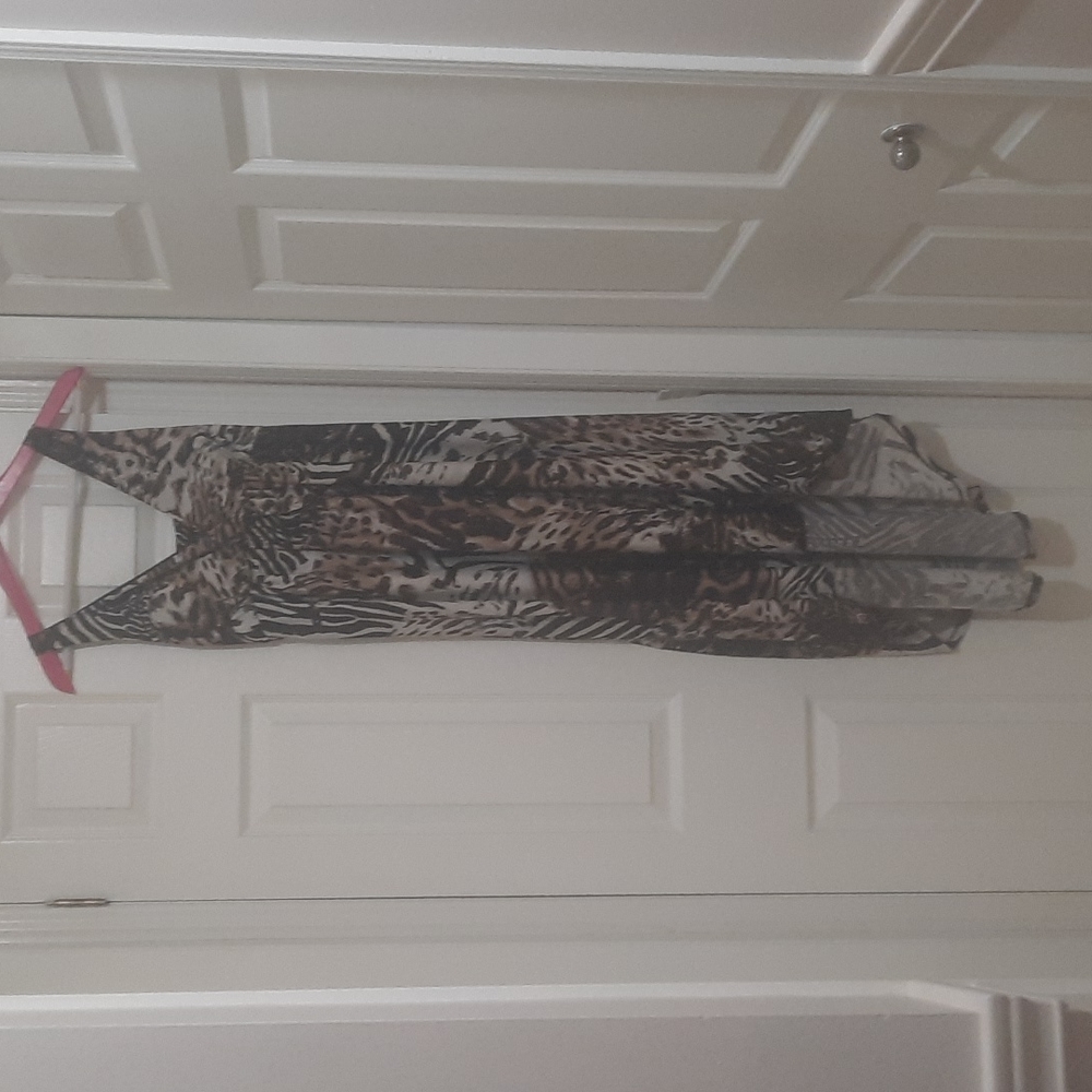 Animal print dress